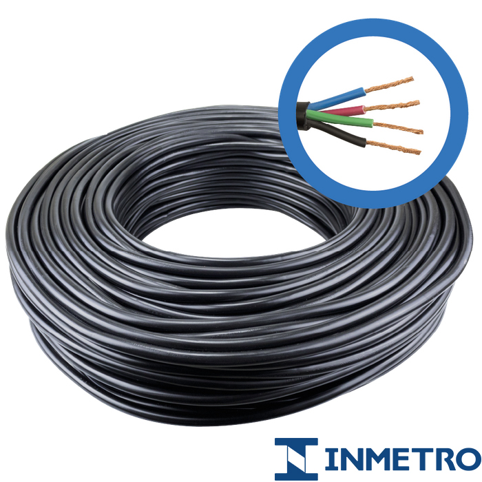 Produto CABO PP 4X1,50 MM 450/750V PRETO 100% COBRE